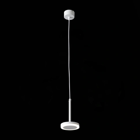 ST104.503.06 Светильник подвесной Белый LED 1*6W 3000K 468Lm Ra>80 120° IP20 D112xH184 170-240V фото 1