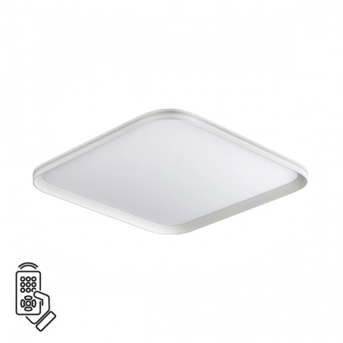 7750/95L MITRA LED SN 102 Светильник металл/PMMA/белый LED 95Вт 3000-6000К 495х495 IP20 пульт ДУ BET фото 1