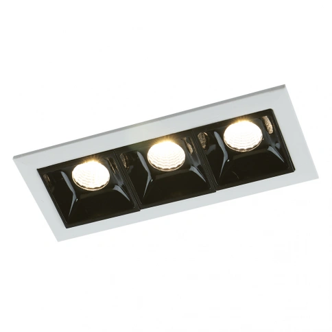 Точечный встраиваемый светильник Arte Lamp GRILL A3153PL-3BK фото 1