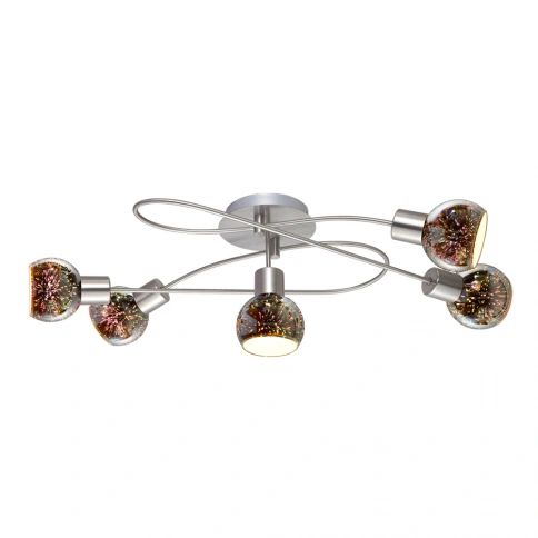 Потолочная люстра Arte Lamp ILLUSIONE A6125PL-5SS фото 1