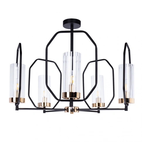 Потолочная люстра Arte Lamp CELAENO A7004PL-5BK фото 1