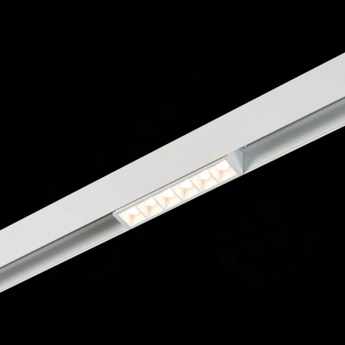 ST361.536.06 Магнитный трековый светильник белый LED 1*6W 3000K 532Lm Ra>80 36° IP20 L115xW22xH44 48 фото 1