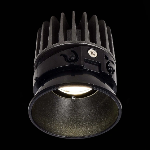 ST850.408.12 Светодиодный модуль SMART Черный LED 1*12W 2700K-6500K 960Lm Ra90 36° IP20 D69xH85 220- фото 1