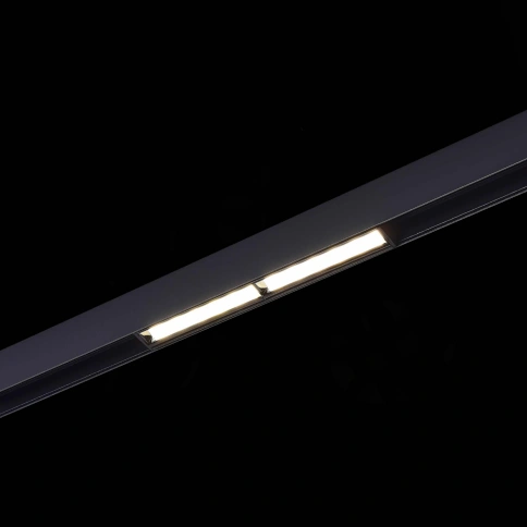 ST804.446.12 Магнитный трековый светильник Черный LED 1*12W 4000K 750Lm Ra>90 120° IP20 L220xW22xH46 фото 1