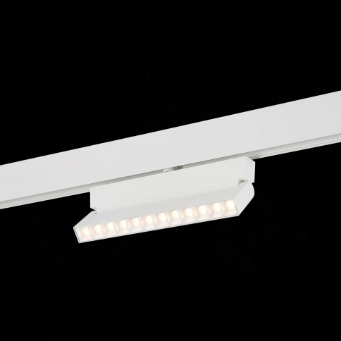ST362.536.12 Магнитный трековый светильник белый LED 1*12W 3000K 1 009Lm Ra>80 36° IP20 L219xW22xH13 фото 1