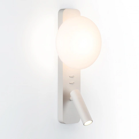 7049/5WL HIGHTECH ODL25 409 металл/акрил белый Настенный светильник IP20 LED 1*5W + 1*3W ALBERGO фото 3