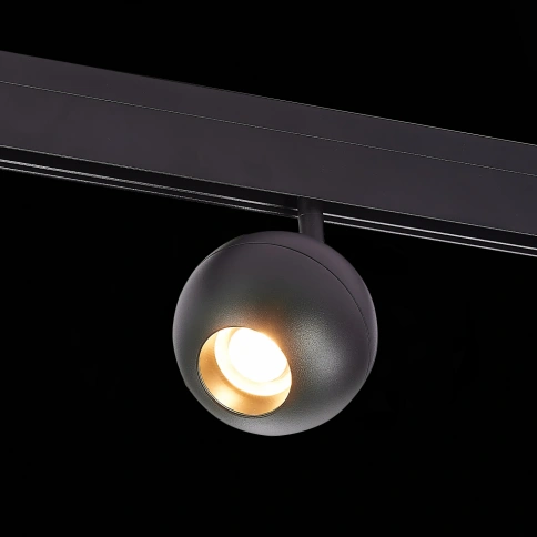 ST354.446.12 Магнитный трековый светильник Черный LED 1*12W 4000K 680Lm Ra>80 36° IP20 L120xW100xH19 фото 1