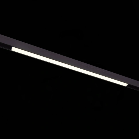 ST360.446.20 Магнитный трековый светильник Черный LED 1*20W 4000K 1 300Lm Ra>90 120 IP20 L606xW22xH4 фото 1