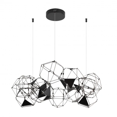 5087/56L L-VISION ODL25 505 черный хром/металл Люстра LED 56W 4000K 3360Лм TRELLIS фото 1