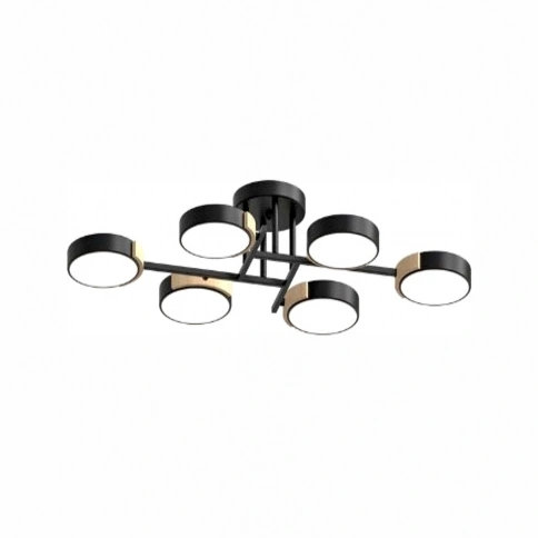 Потолочный cветильник LED4U L3211-830 BK фото 1