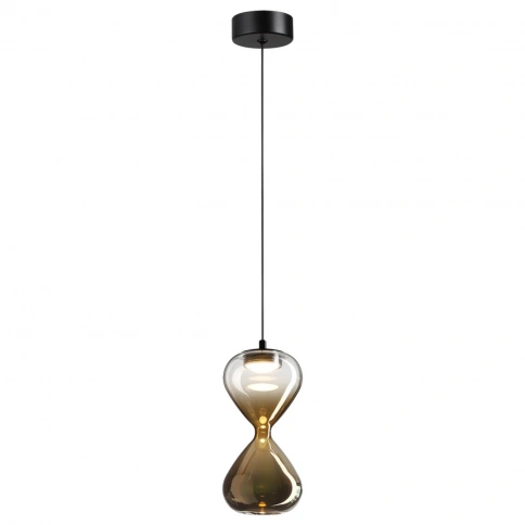 5094/4L PENDANT ODL25 415 черный/прозрачн./золотой градиент/металл/стекло Подвес LED 4W 4000K 388Лм  фото 3