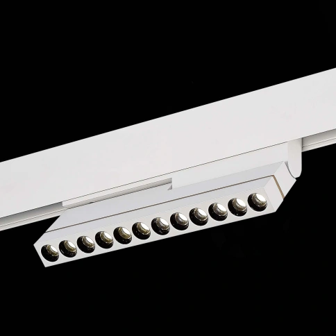ST805.546.12 Магнитный трековый светильник Белый LED 1*12W 4000K 500Lm Ra>90 36° IP20 L220xW22xH117 фото 1