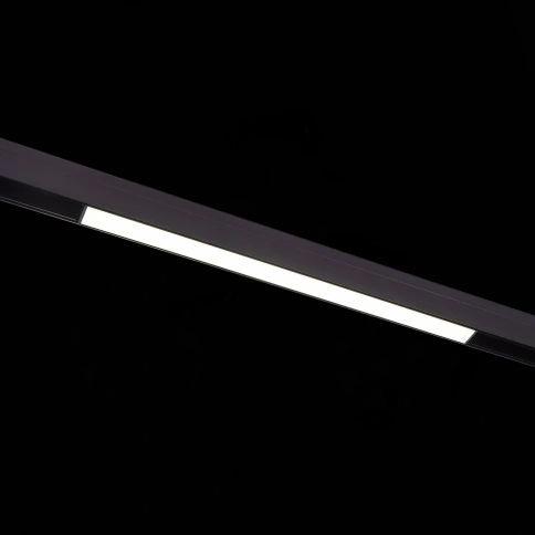 ST360.436.12DIM Магнитный трековый светильник Черный LED 1*12W 3000K 780Lm Ra>90 120 IP20 L406xW22xH фото 1