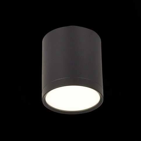 ST113.442.05 Светильник потолочный Черный LED 1*5W 4000K 390Lm Ra>90 120° IP20 D68xH75 170-240V фото 1