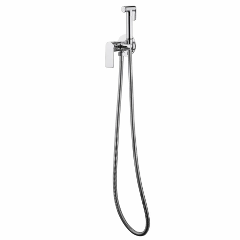 Смеситель ABBER Weiss Insel AF8025 с гигиеническим душем, хром фото 2