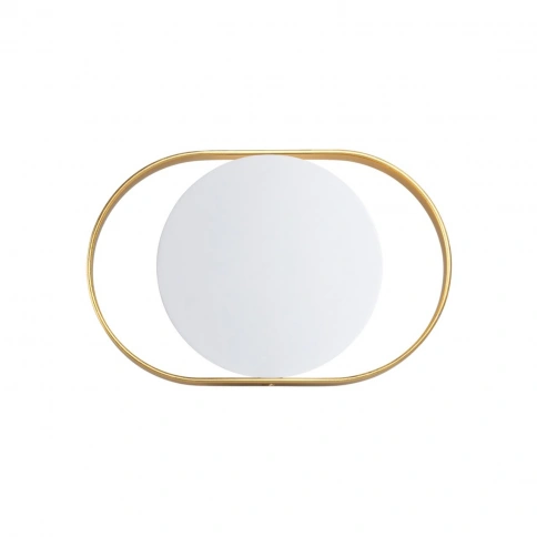 4246/7WW HIGHTECH ODL21 187 бел/золотист/металл Настенный светильник IP20 LED 7W 560Лм 3000K MONDY фото 1