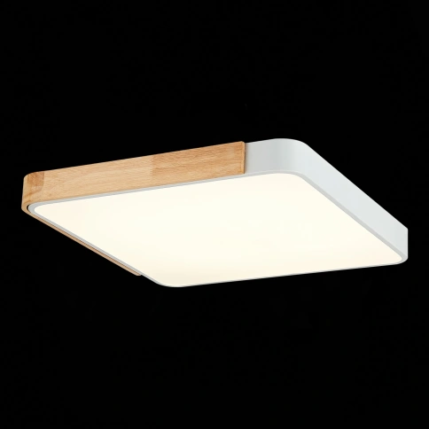 SLE201252-01 Светильник потолочный Белый, Светлое дерево/Белый LED 1*42W 3000K/4000K/6000K фото 1