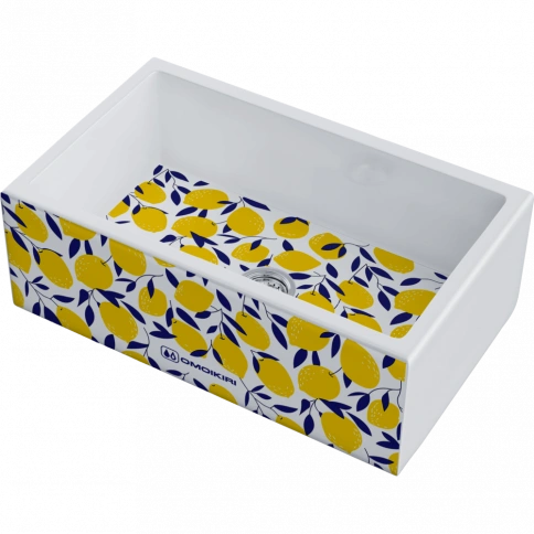 Мойка Mikura 76-Lemon Natceramic/белый фото 1