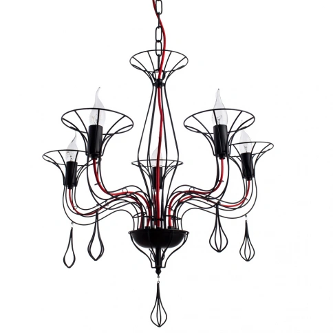 Подвесная люстра Arte Lamp ARTEFACT A3225LM-5BK фото 1