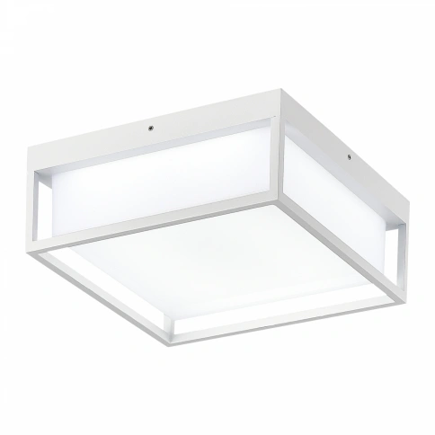 SL9517.502.01 Светильник уличный потолочный ST-Luce белый/белый LED 1*20W 3000K/4000K/5000K фото 1