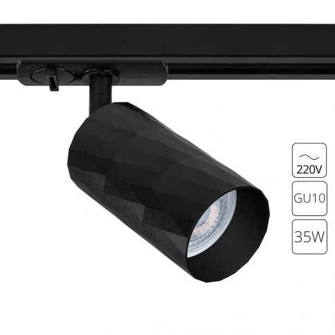 Трековый светильник Arte Lamp FANG A5560PL-1BK фото 1