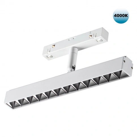 358609 SHINO NT21 045 белый Трековый светильник для низковольного шинопровода IP20 LED 4000K 12W 48V фото 2