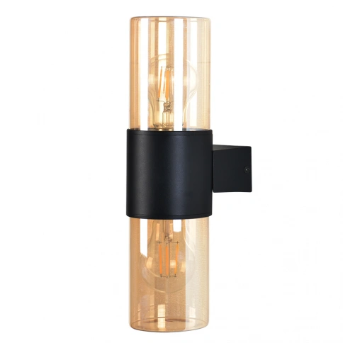 Уличный настенный светильник Arte lamp SEGINUS A6515AL-2BK фото 1