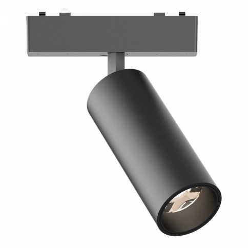 ST677.446.09 Магнитный трековый светильник Черный LED 1*9W 4000K 540Lm Ra>90 IP20 D44xH110 48V фото 1