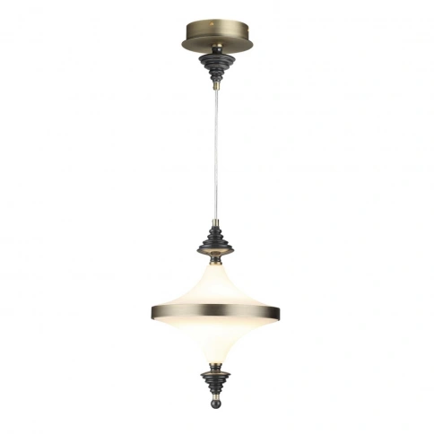5404/23L L-VISION ODL_EX25 97 бронзов.брашированн./черный/стекло/керамика Подвес LED 23W 3000K ULA фото 4