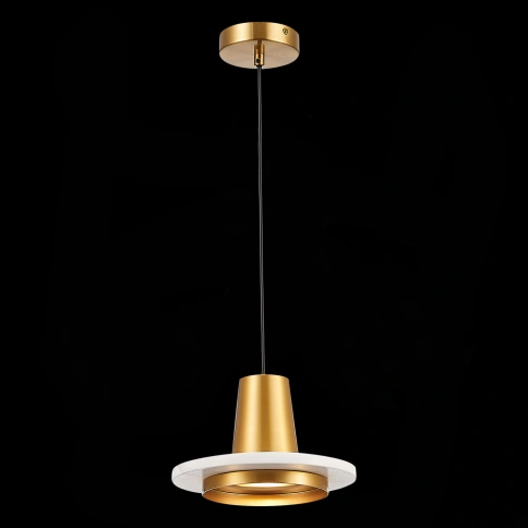 SL1212.203.01 Подвес ST-Luce Латунь/Латунь, Белый LED 1*12W 3000K фото 1