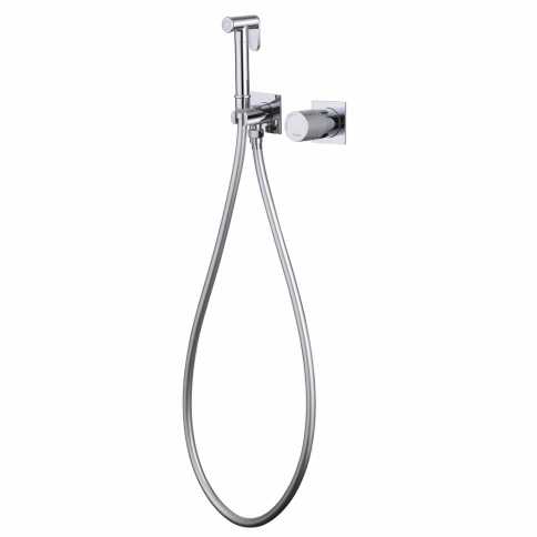 Смеситель ABBER Rund AF8725 с гигиеническим душем, хром фото 2