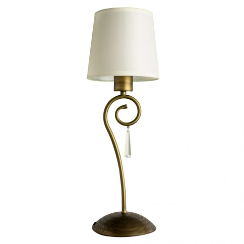 Декоративная настольная лампа Arte Lamp CAROLINA A9239LT-1BR фото 1