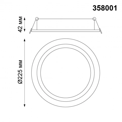 358001 SPOT NT19 460 белый Встраиваемый поворотный светильник IP20 LED 3000К 30W 85-265V STERN фото 1