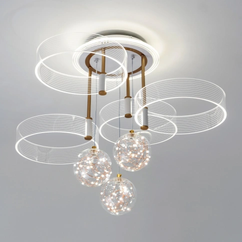 Потолочный cветильник LED4U L1040-750 WT фото 2
