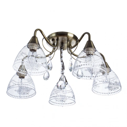 Потолочная люстра Arte Lamp RUGIADA A1658PL-5AB фото 1