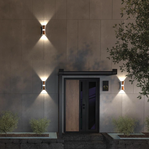 358937 STREET NT22 370 белый/золото Светильник ландшафтный светодиодный IP54 LED 4000К 12W 85-265V C фото 2