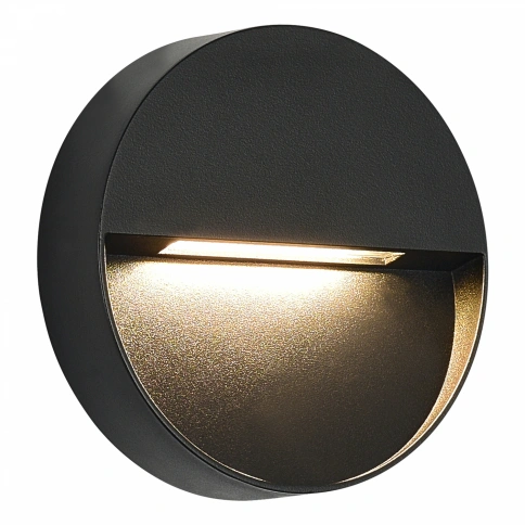 SL9537.401.14 Светильник уличный настенный ST-Luce черный/черный LED 1*1,5W 3000K фото 1