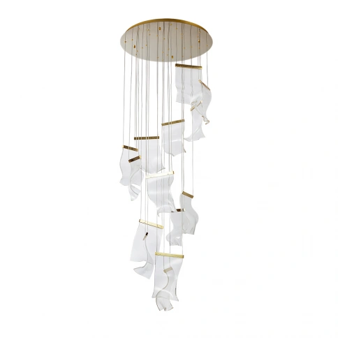 Каскадная люстра Arte lamp GRAPPOLO A2283SP-14GO фото 1