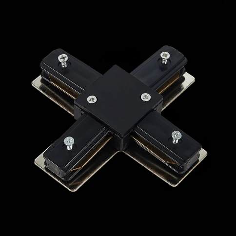 ST002.449.00 Коннектор X-образный ST-Luce Черный фото 1