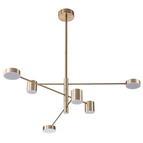 Люстра на штанге Arte Lamp STANLEY A2476PL-40PB фото 1