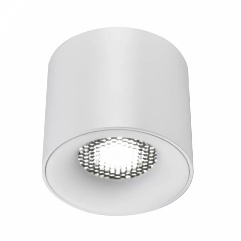 ST761.533.10 Светильник потолочный белый LED 1*10W 3000K 530Lm Ra 36° IP20 D80xH70 170-240VV фото 1