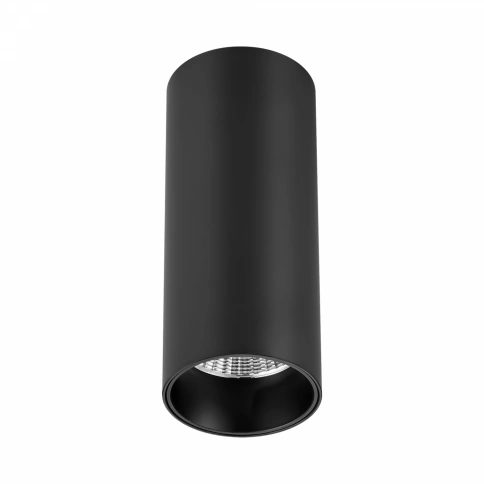 ST170.442.07 Светильник потолочный Черный LED 1*7W 4000K 560Lm Ra>90 60° IP20 D52xH125 220-240VV фото 1