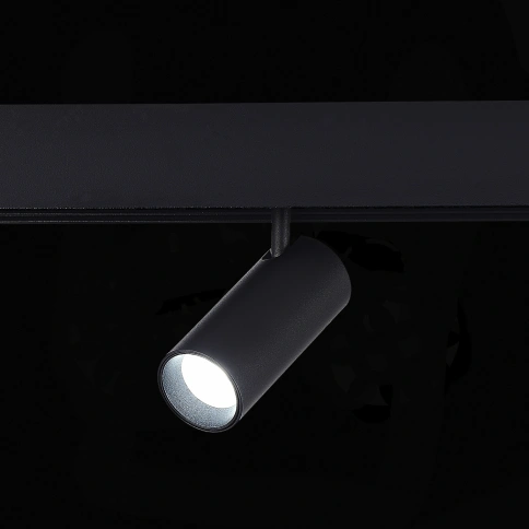 ST375.406.07 Магнитный трековый светильник SMART Черный LED 1*7W 2700K-6500K 630Lm Ra90 36° IP20 L10 фото 1
