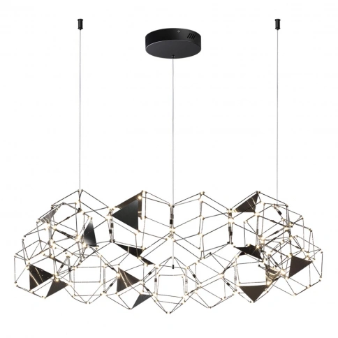 5087/68L L-VISION ODL25 505 черный хром/металл Люстра LED 68W 4000K 3740Лм TRELLIS фото 3