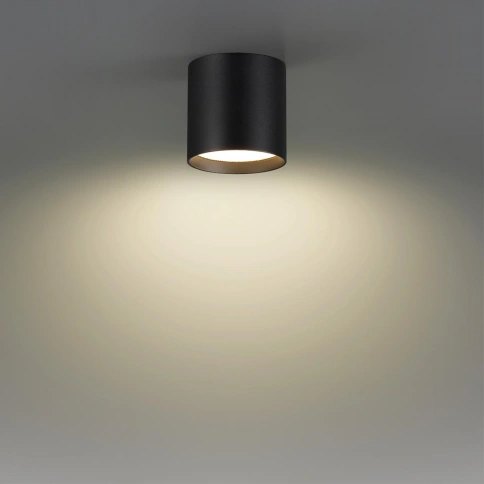 7129/8CL HIGHTECH ODL26 Потолочный светильник черный/металл IP20 LED 8W 480Лм 3000K/4000K/6000K 120° фото 3