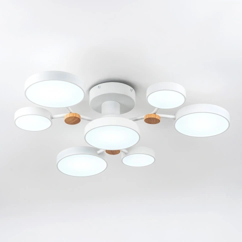 Потолочный cветильник LED4U L3201-700 WT фото 2