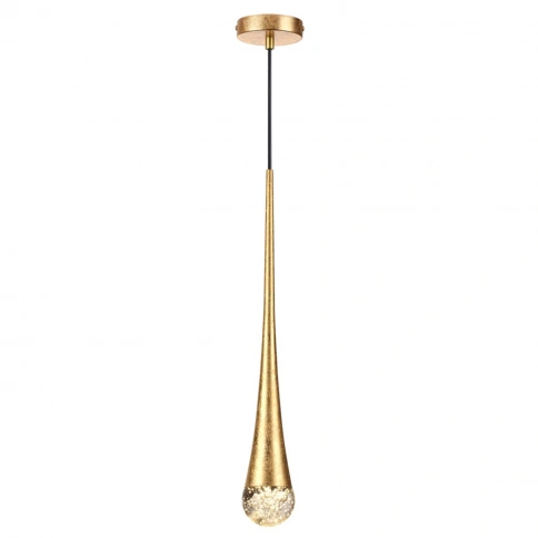 4278/1 L-VISION ODL21 341 прозрачн/золот фольг-ние Подвесной светильник IP20 GU10 LED max 6W GOTA фото 3