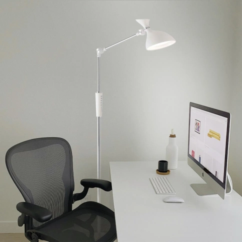 8330/15FL LEDIO белый, металл/пластик Торшер LED 15W 3000/4000/6000K 220-240V ССТ/диммер HORSA фото 3
