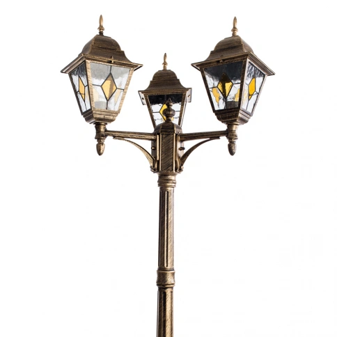 Парковый светильник Arte Lamp BERLIN A1017PA-3BN фото 1