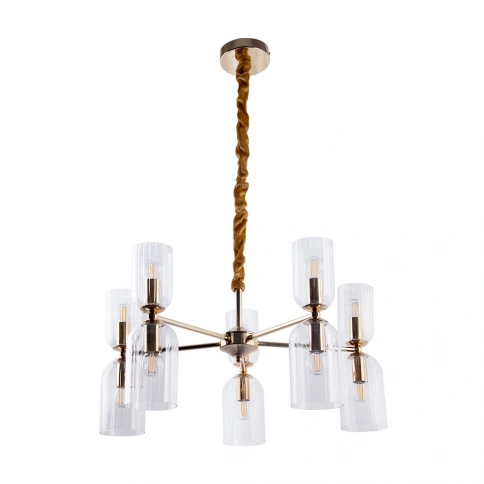 Подвесная люстра Arte Lamp CHARM A1623LM-10GO фото 1